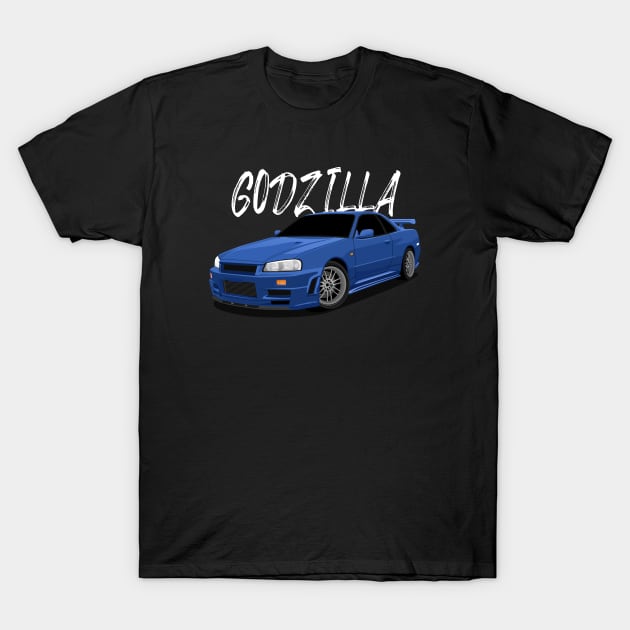 GTR - Godzilla T-Shirt by masjestudio